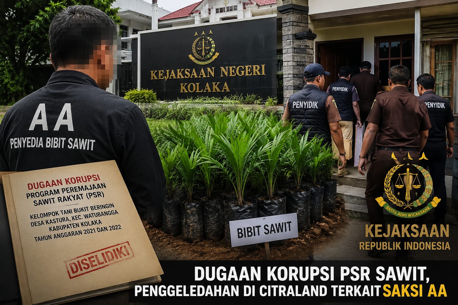 Update Dugaan Korupsi PSR Sawit, Kejaksaan: Penggeledahan di CitraLand Berkaitan dengan Saksi AA