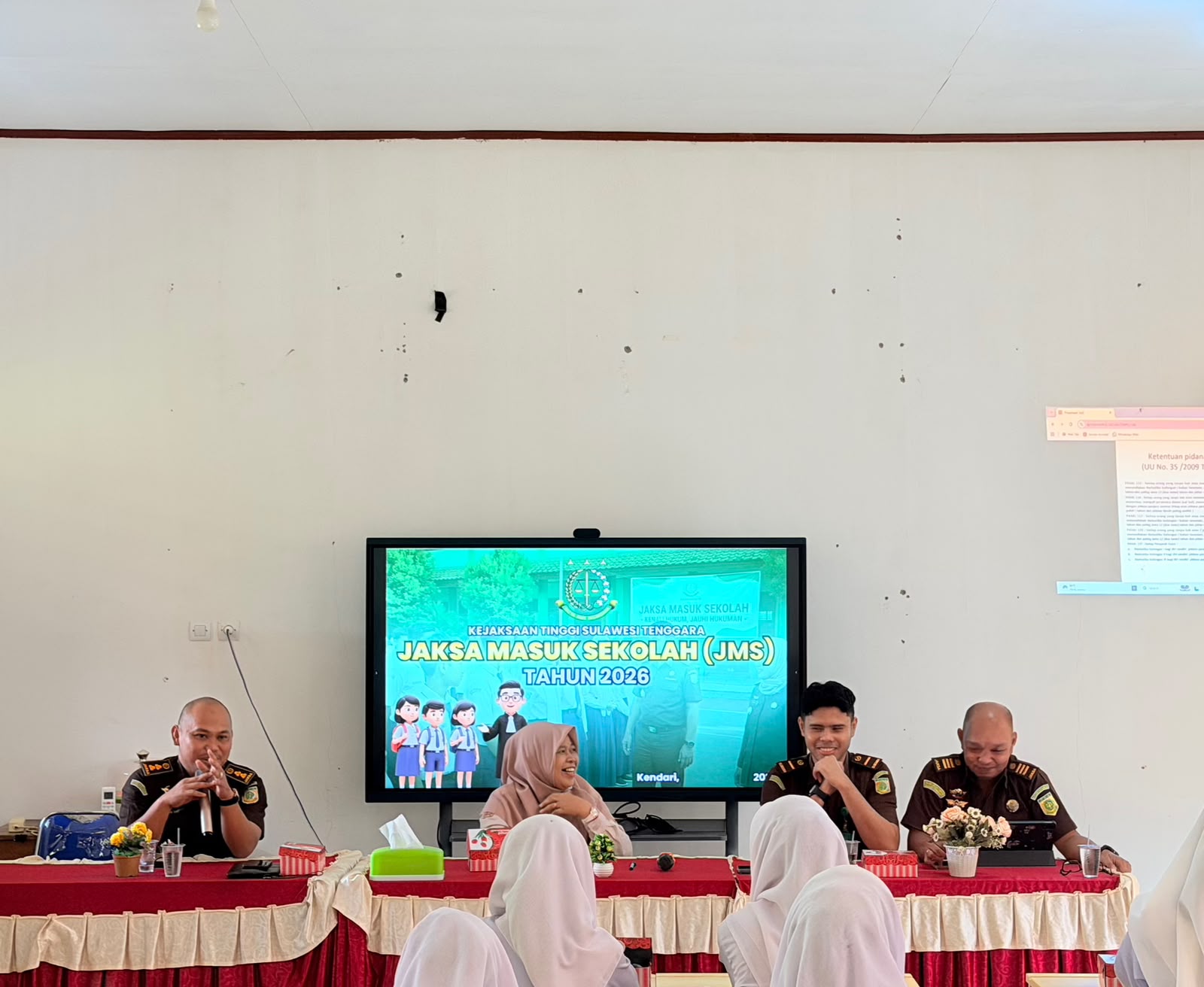 Lewat Jaksa Masuk Sekolah, Kejati Sultra Cetak Generasi Muda Sadar Hukum