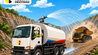 PT Ceria Respons Cepat Tangani Debu Tambang Akibat Kemarau Panjang
