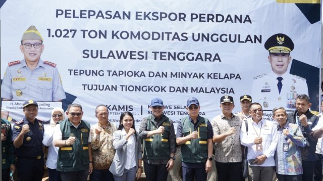 Sultra Ekspor 1.027 Ton Komoditas Hasil Hilirisasi Ke China dan Malaysia