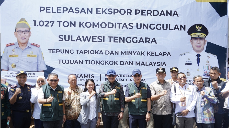 Sultra Ekspor 1.027 Ton Komoditas Hasil Hilirisasi Ke China dan Malaysia