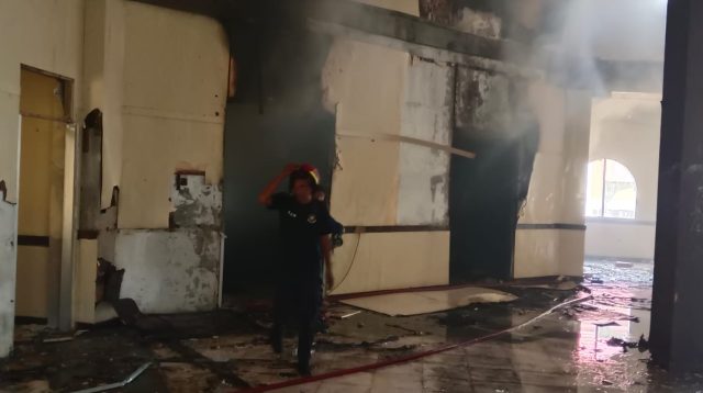 Gedung Musim Budaya Wakatobi Dilahap Si Jago Merah, Damkar Gerak Cepat