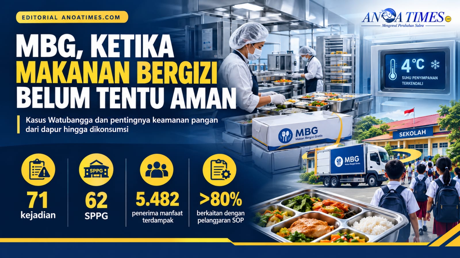 MBG, Ketika Makanan Bergizi Belum Tentu Aman