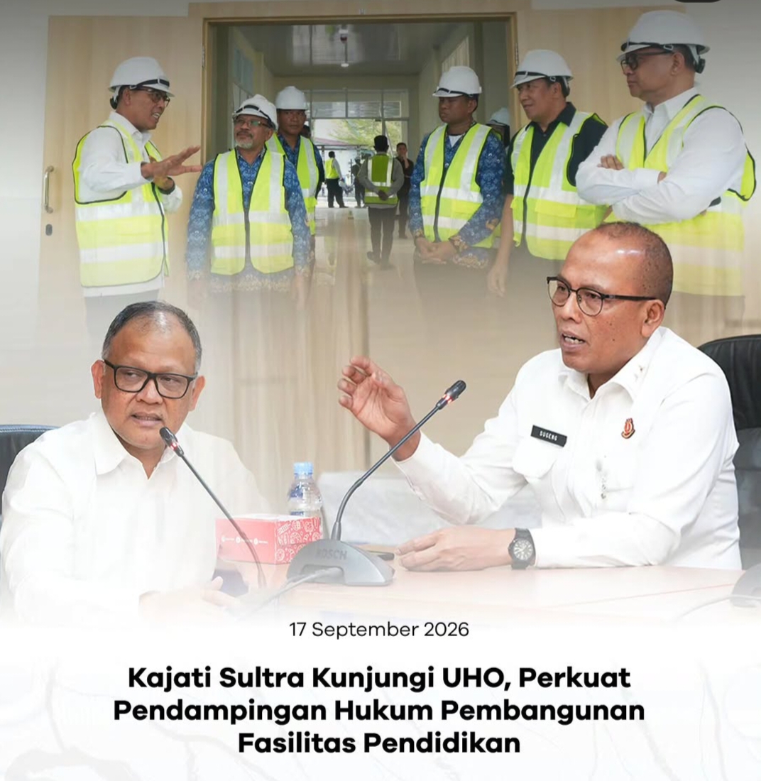 Kajati Sultra Sambangi UHO, Perkuat Pendampingan Hukum Pembangunan Fasilitas Pendidikan