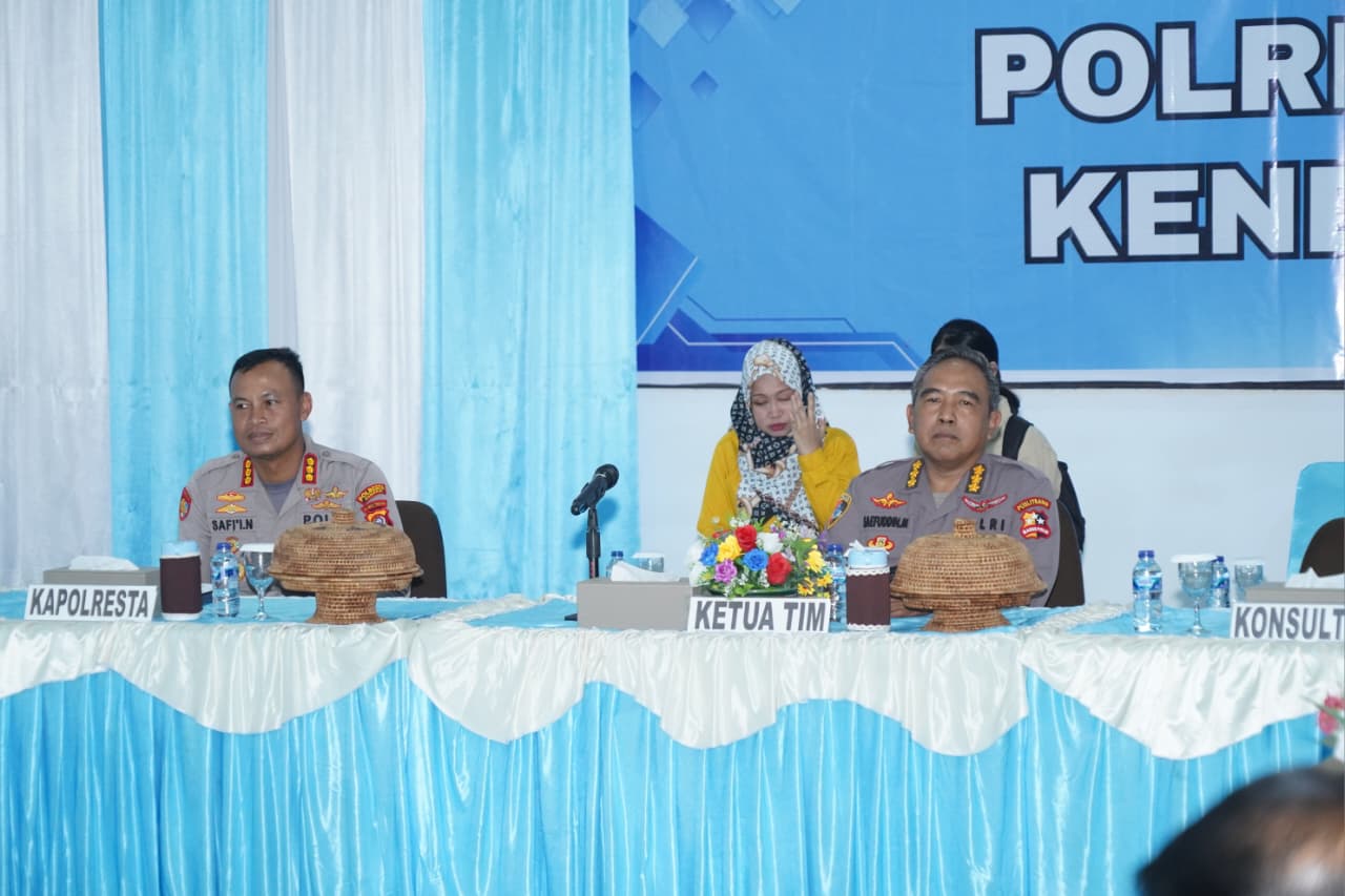 Kapolresta Kendari Terima Tim Puslitbang Polri, Bahas Penguatan Kamseltibcar Lantas