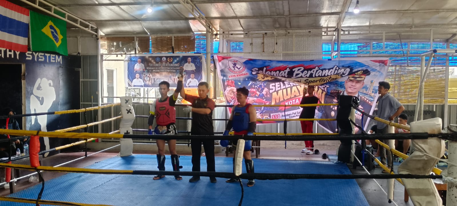 Dipimpin Wasit Nasional, Seleksi Muaythai Kota Kendari Diikuti 23 Atlet