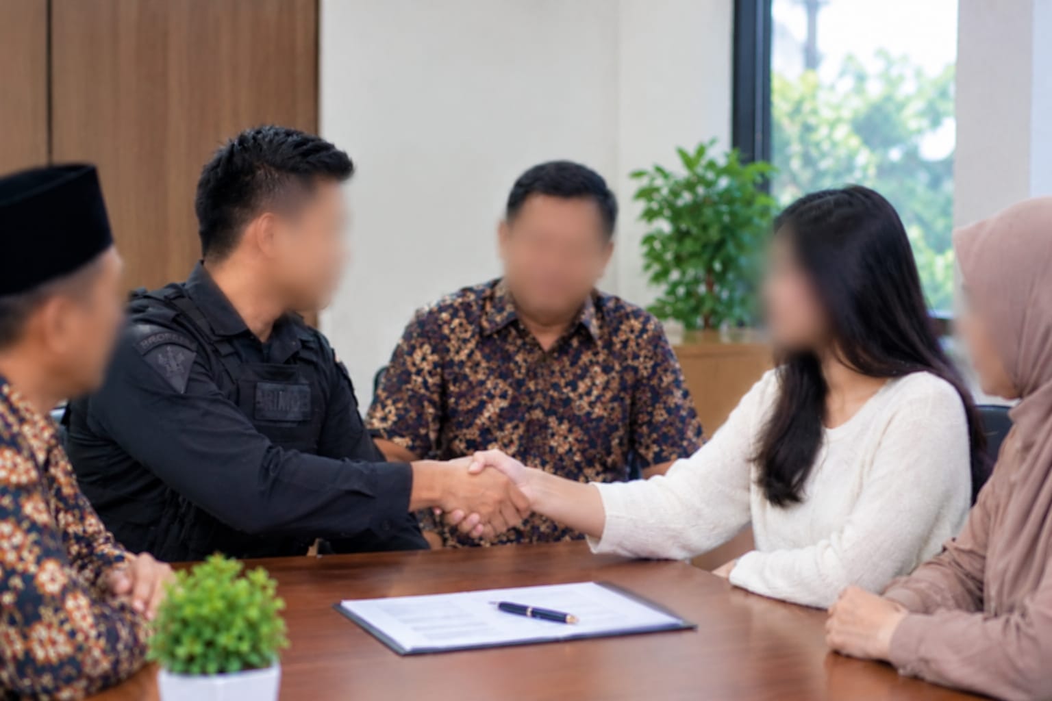 Perselisihan Oknum Anggota Brimob dan Seorang Mahasiswi Berakhir Damai